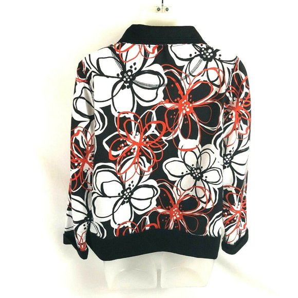 Ongue Casuals Zipper Front Jacket Blazer - Picture 3 of 8